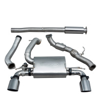 Ford Focus RS (Mk3) 15- Turboback-sportavgassystem (Med Sportkatalysator & Ljuddämpare) (Valved) Cobra Sport